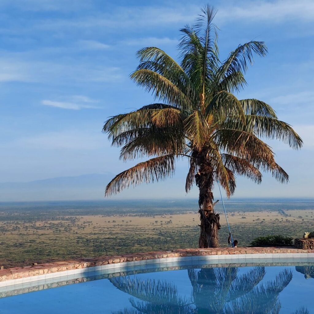 Pool at Kingfisher Lodge Kichwamba